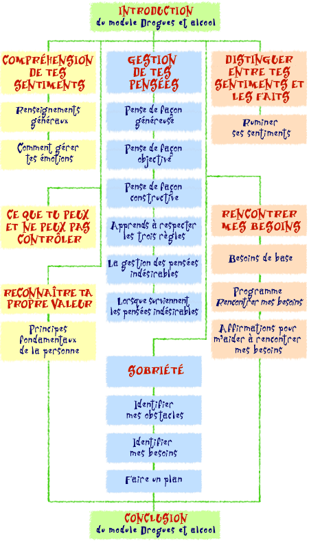 Vue d'ensemble du module Drogues et alcool