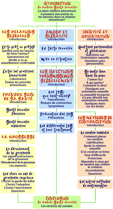 Vue d'ensemble du module santé sexuelle